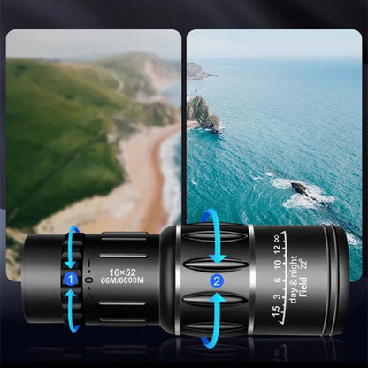 High Magnification Monocular Telescope