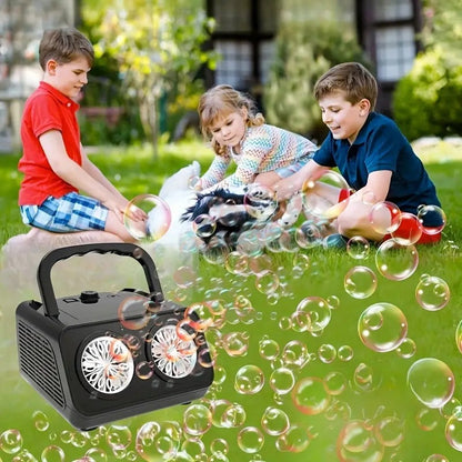 Multi-hole Bubble Machine